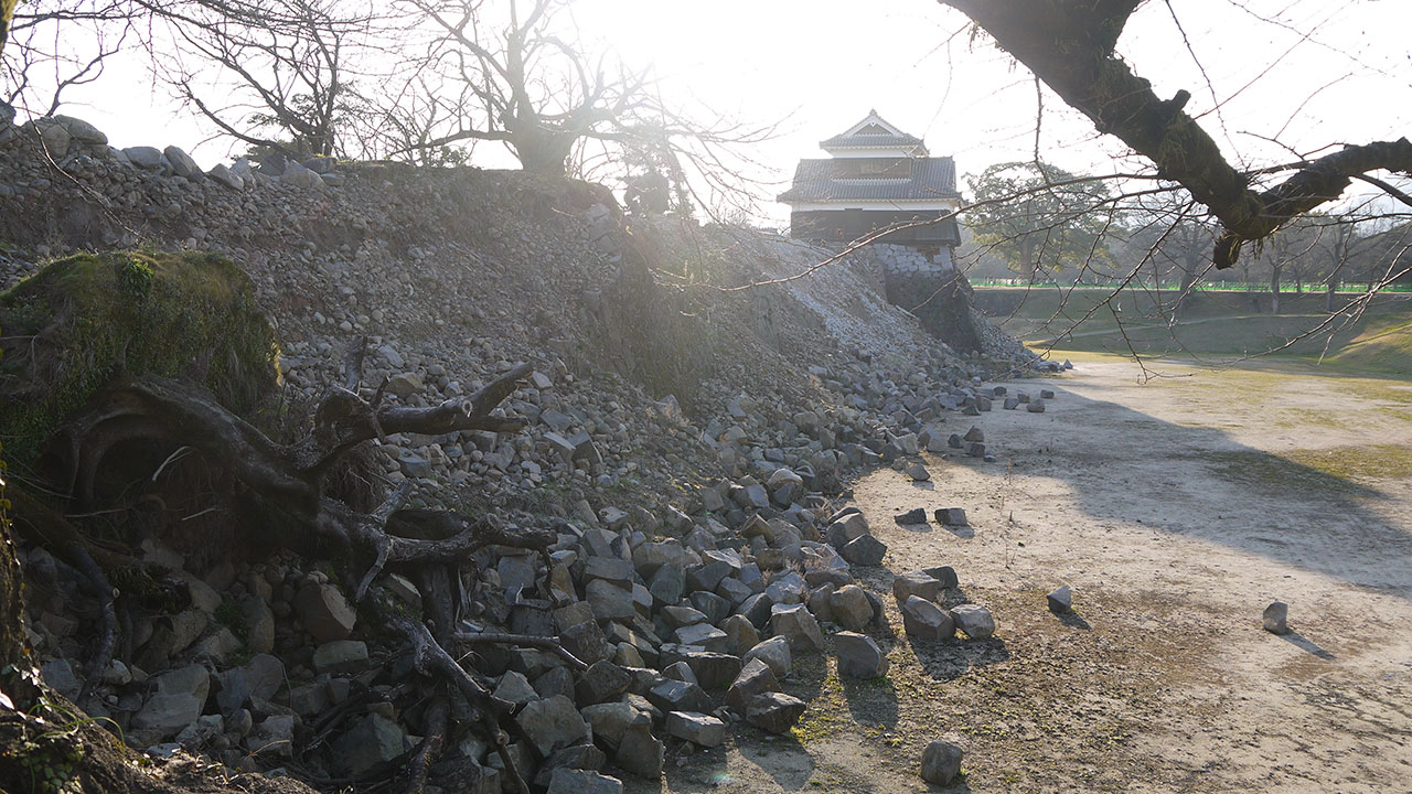 熊本城の被害